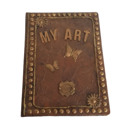 Boek - schetsboek - A4 - my art - vlinders
