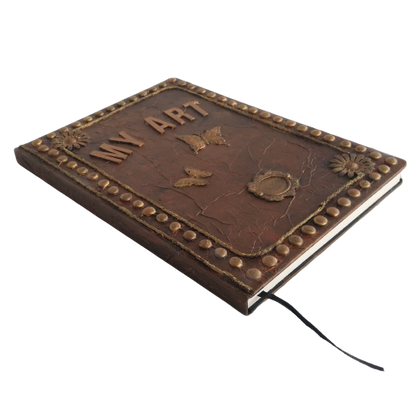 Boek - schetsboek - A4 - my art - vlinders