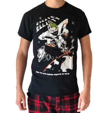 Z - ESCAPE ELLIOTT - T-shirt - 'When the world explodes, skywards we will go'