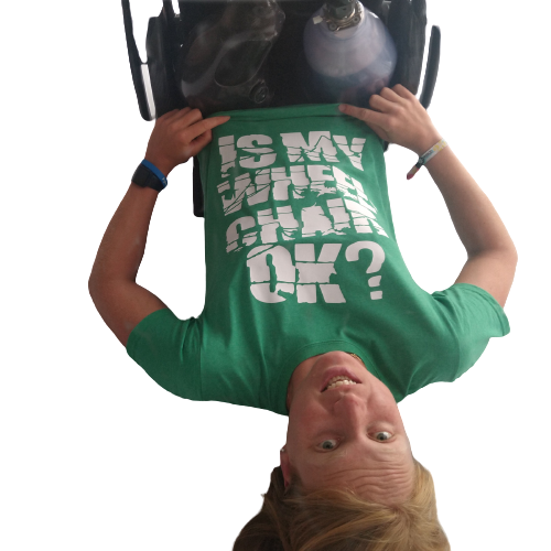 T-shirt - Is my wheelchair ok?