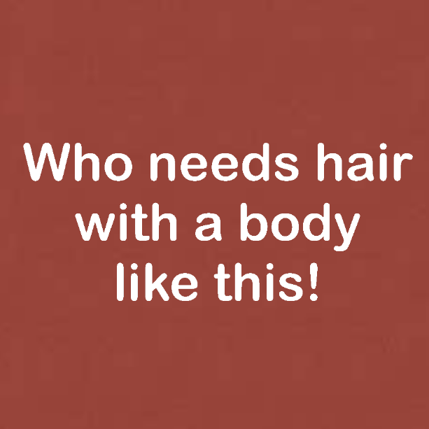 Romper - Who needs hair with a body like this!