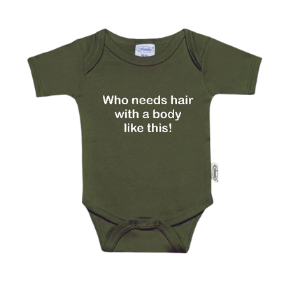 Romper - Who needs hair with a body like this!